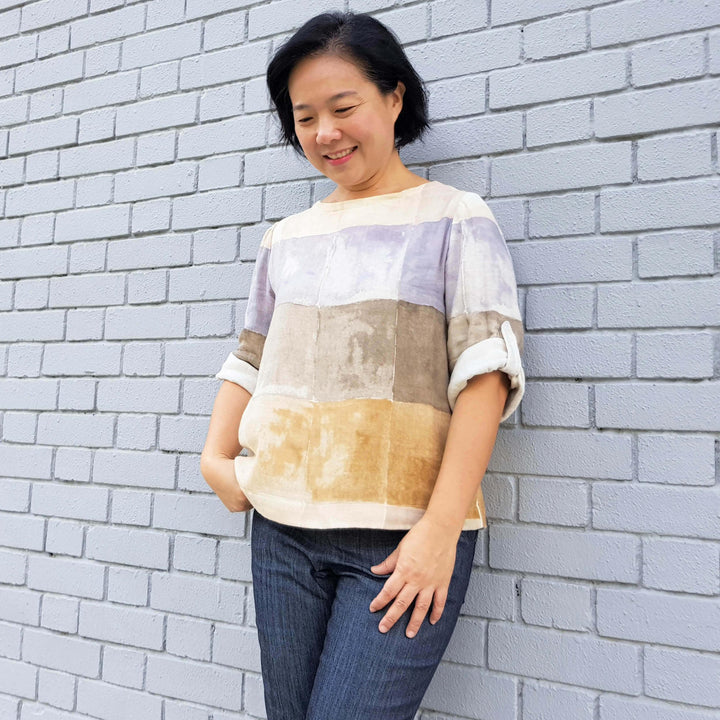 Double Gauze T-shirt Sewing Pattern -Women's sizes - Wardrobe By Me