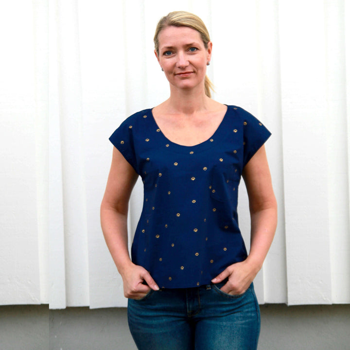 Easy T-shirt Sewing Pattern - Wardrobe By Me