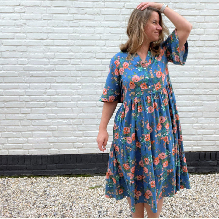 Freedom Dress Printed pattern -Women's sizes - Wardrobe By Me