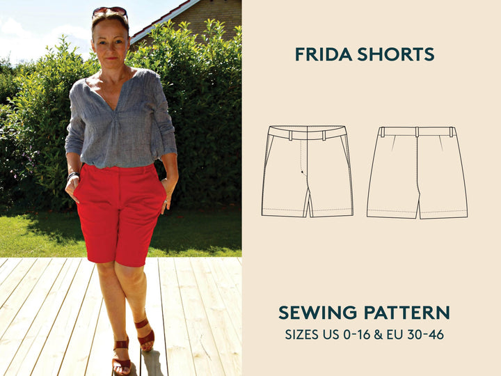 Frida Shorts Sewing Patter - Wardrobe By Me