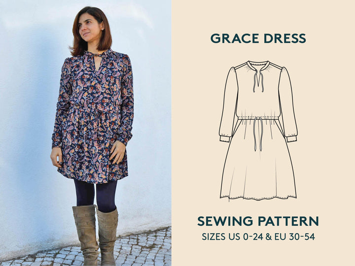 Grace Dress Sewing pattern - Wardrobe By Me