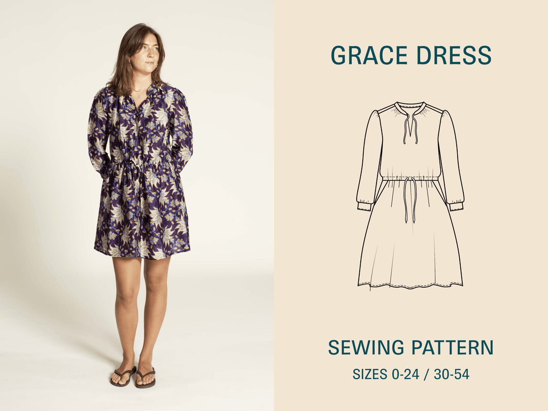 Grace Dress Sewing Pattern -Women's sizes - Wardrobe By Me