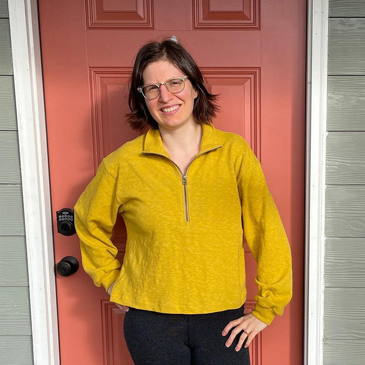 Half zipper sweater Sewing Pattern -Women's sizes - Wardrobe By Me