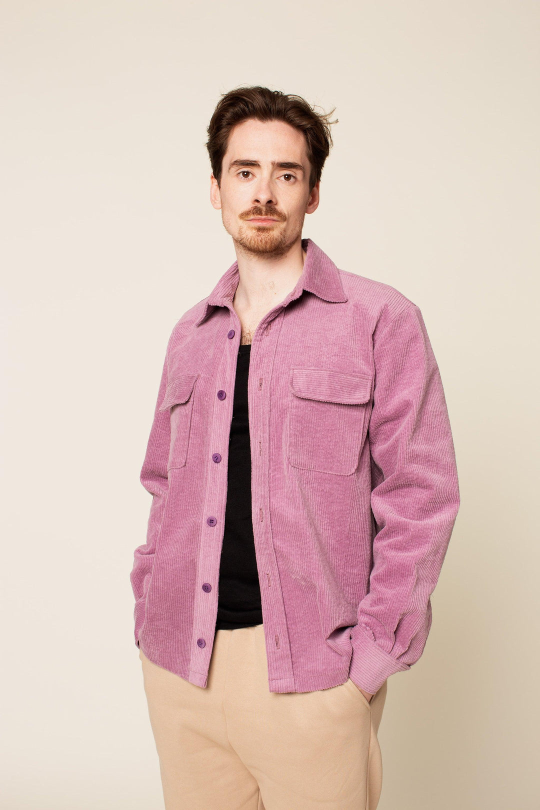 Heavy shirt sewing pattern- Men's Sizes 2XS-4XL - Wardrobe By Me