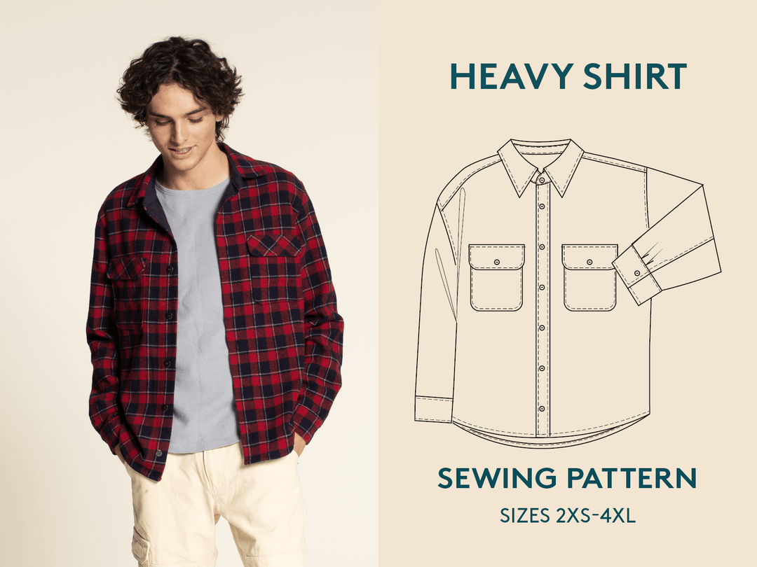 Heavy shirt sewing pattern - Wardrobe By Me