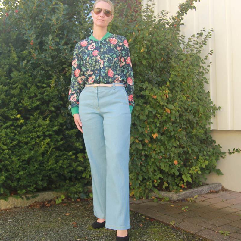 Hepburn Pants Printed pattern -Women's sizes - Wardrobe By Me