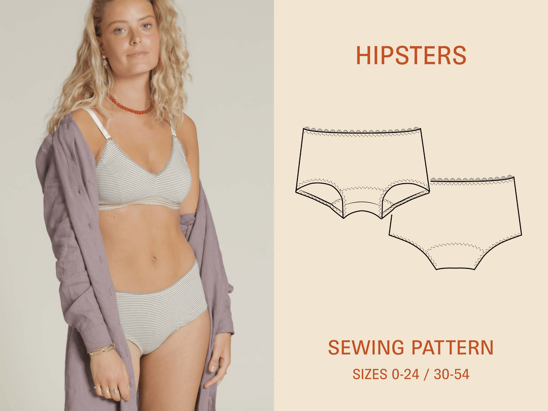 Hipster underwear Pattern - Wardrobe By Me