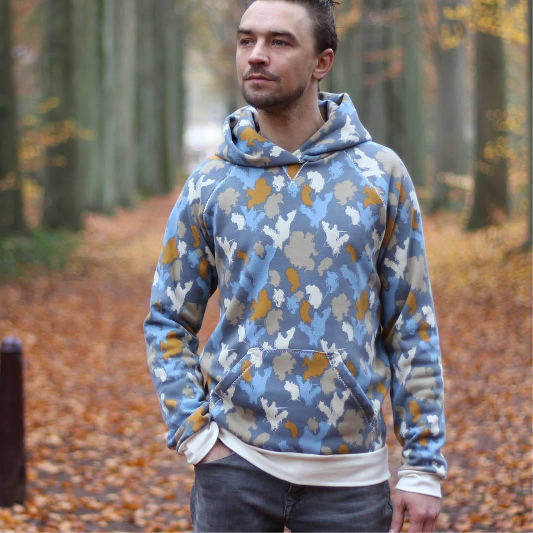 Hoodie Sewing Pattern- Men's Sizes 2XS-4XL - Wardrobe By Me