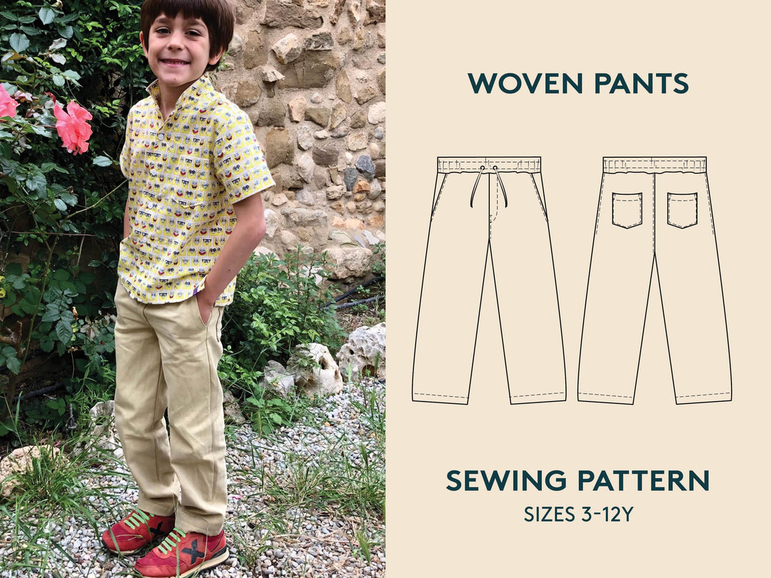 Kids Woven Pants - Wardrobe By Me