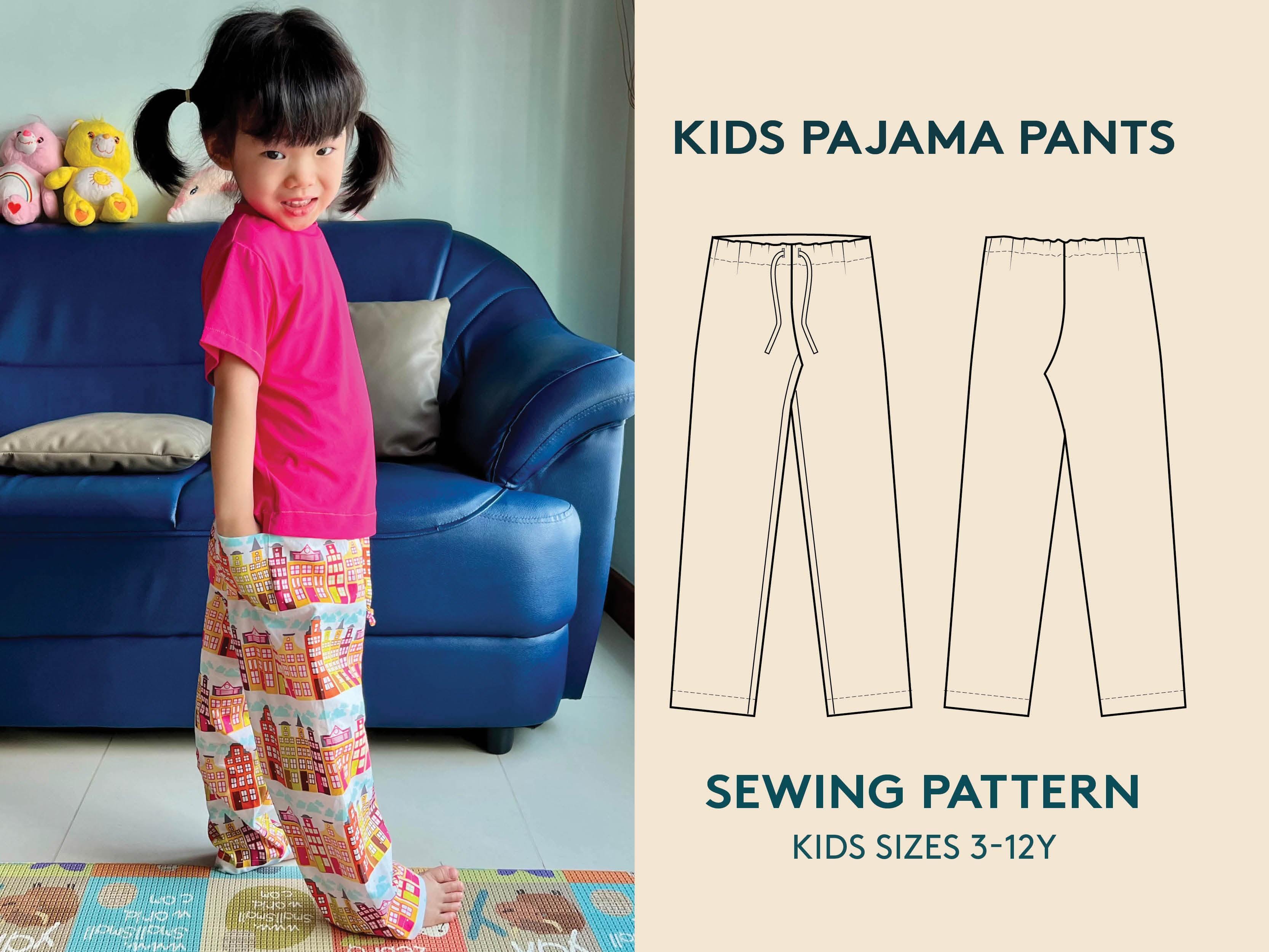 kids pjama pants sewing pattern wardrobe by me 1
