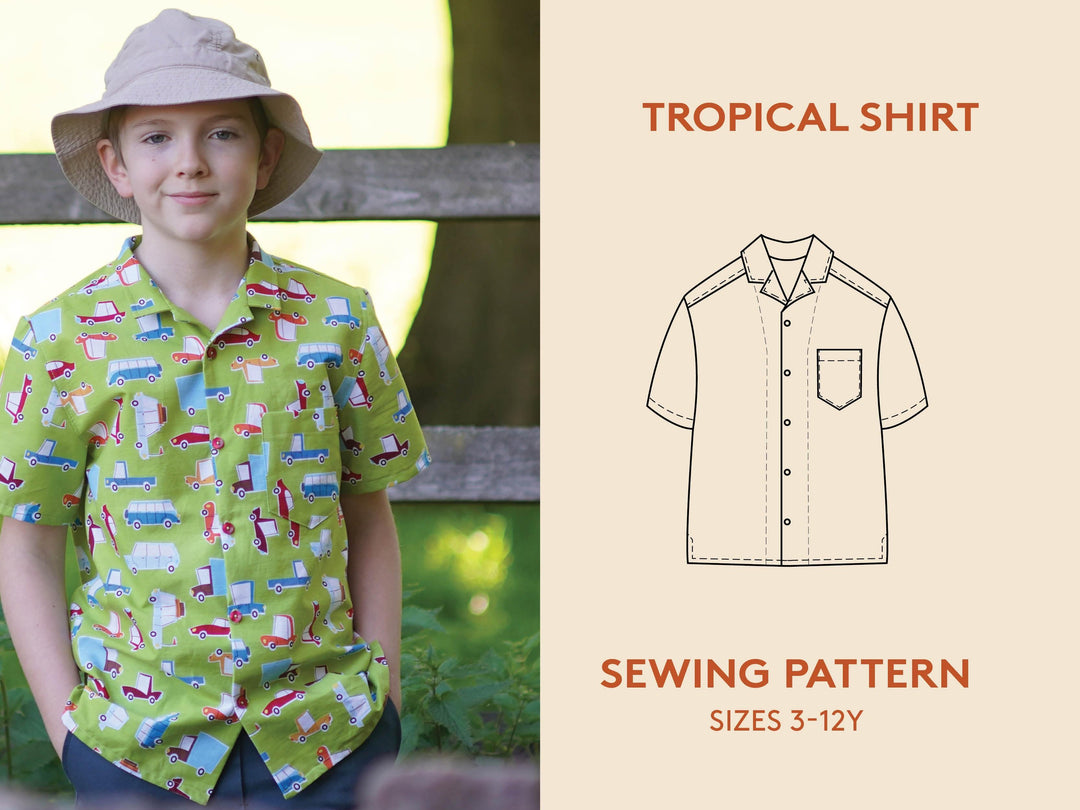 Kids tropical Shirt - Wardrobe By Me