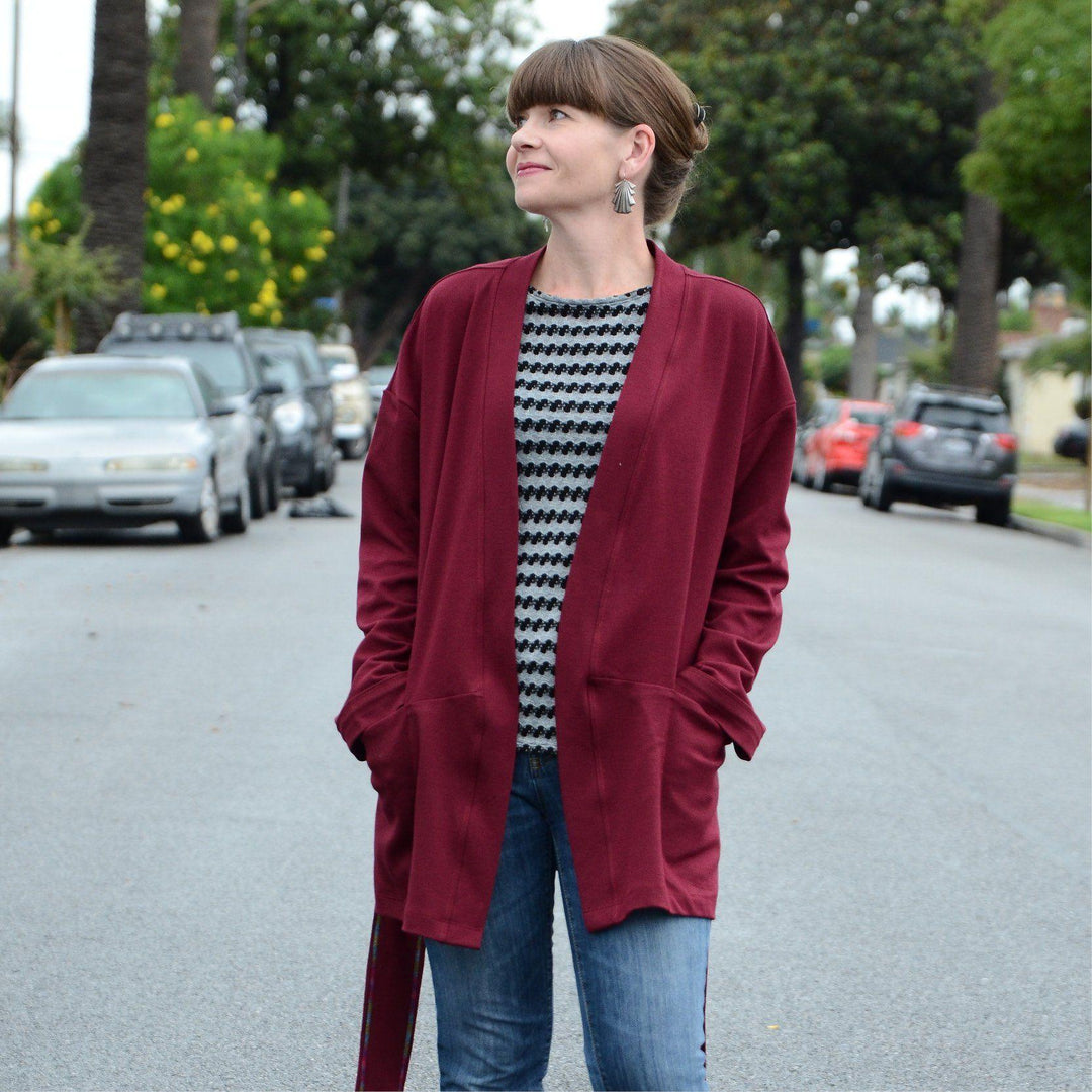 Komi Wrap Jacket Sewing Pattern -Women's sizes - Wardrobe By Me