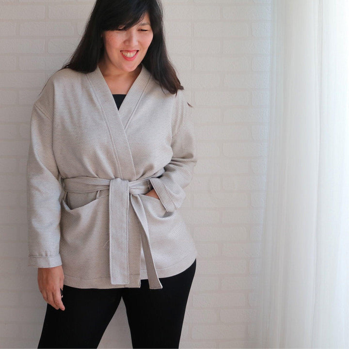 Komi Wrap Jacket Sewing Pattern -Women's sizes - Wardrobe By Me