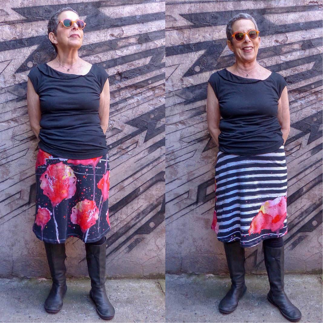 Linea A-line skirt Sewing Pattern -Women's sizes - Wardrobe By Me