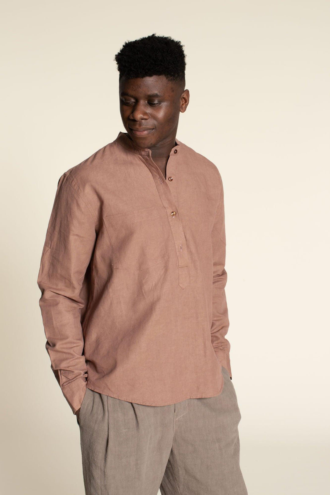 Men's Tunic sewing pattern - Wardrobe By Me