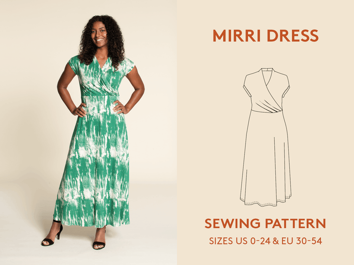 Mirri Dress-Printed Pattern - Wardrobe By Me