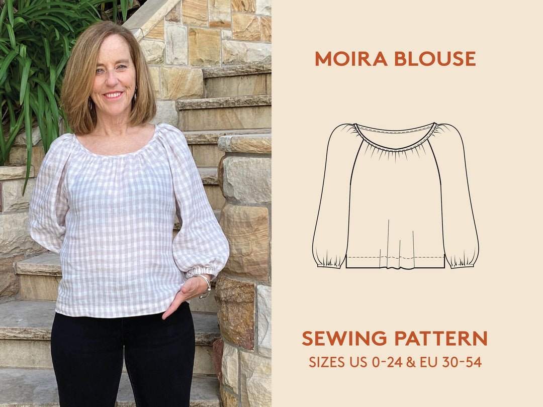 Moira blouse sewing pattern - Wardrobe By Me