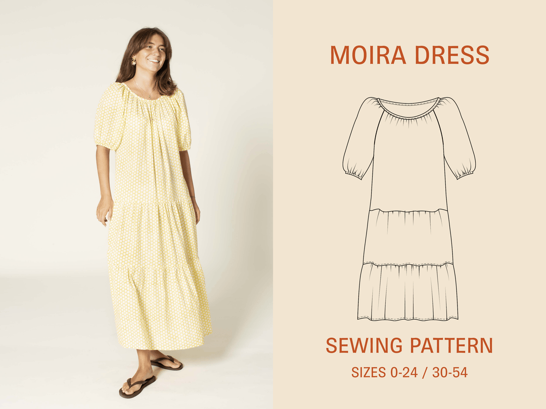 Moira Dress Sewing Pattern -Women's sizes - Wardrobe By Me