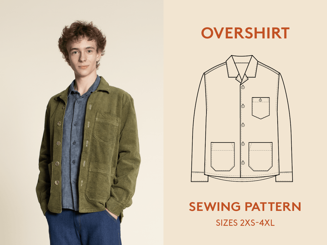 Overshirt sewing pattern - Wardrobe By Me
