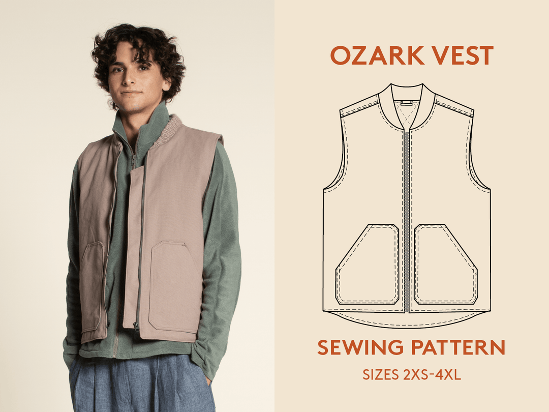 Ozark Vest Sewing Pattern - Wardrobe By Me