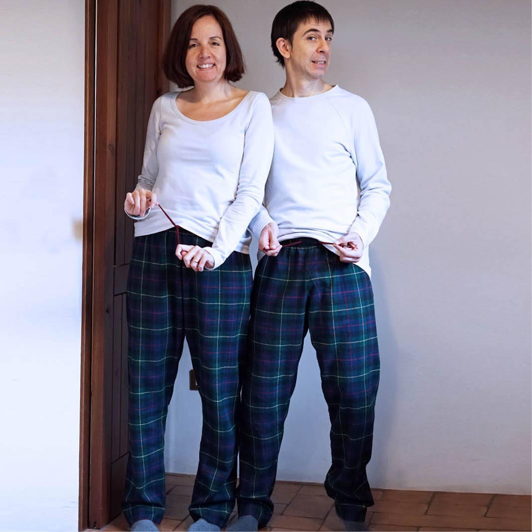 Pajama Pants sewing pattern- Unisex Sizes - Wardrobe By Me