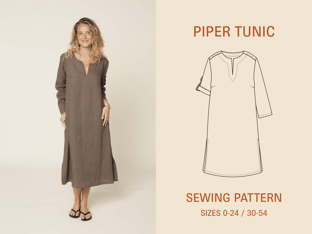 Piper Tunic - Printed Pattern - Wardrobe By Me