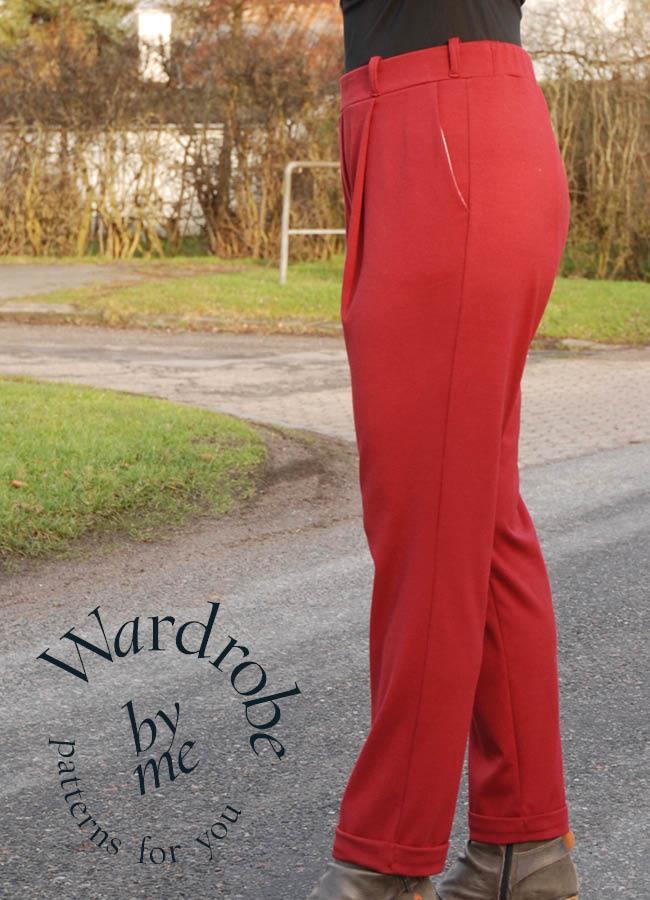 Pleated  Pants Sewing Pattern - Wardrobe By Me