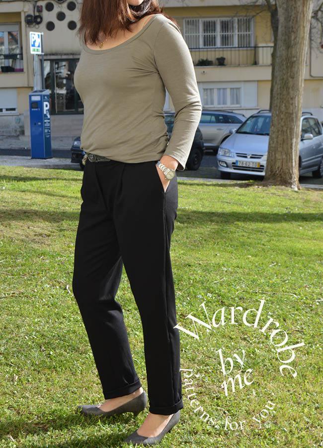 Pleated  Pants Sewing Pattern - Wardrobe By Me
