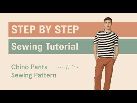 Chino pants sewing pattern