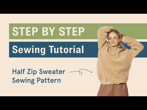Half zipper sweater Pattern