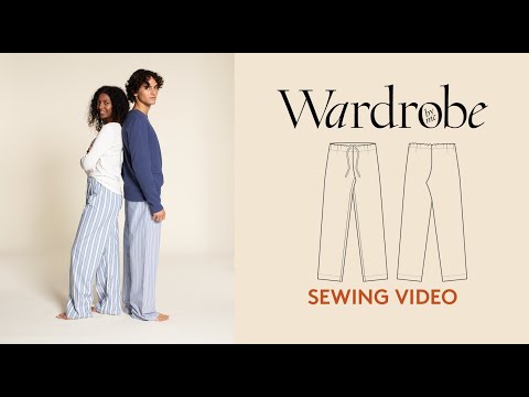 kids pajama pants sewing pattern