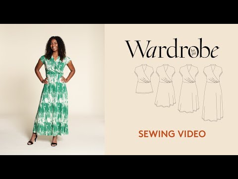 Mirri Wrap Dress Sewing Pattern