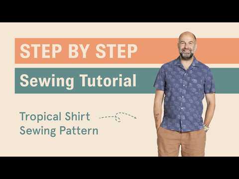 Tropical Shirt sewing pattern