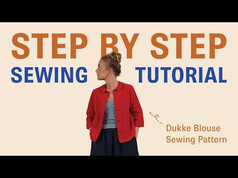 Dukke Blouse Sewing Pattern Wardrobe By Me