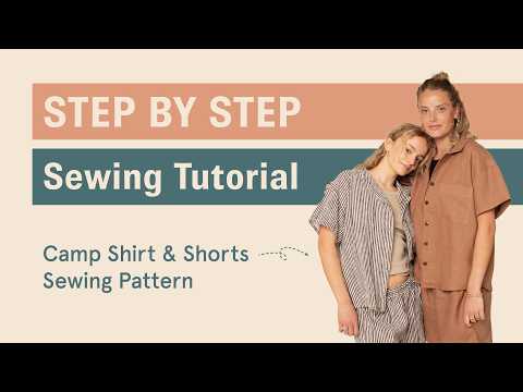 Camp Shirt and Shorts Sewing pattern