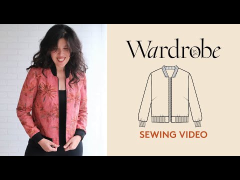 Amelia Bomber Jacket sewing pattern