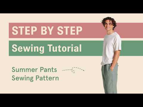 Summer pants sewing pattern