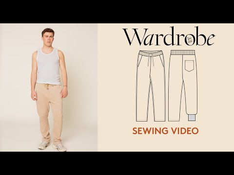 Rebel Sweatpants sewing pattern- Men's Sizes 2XS-4XL