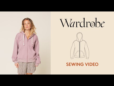 Zipper Hoodie Sewing Pattern - Unisex