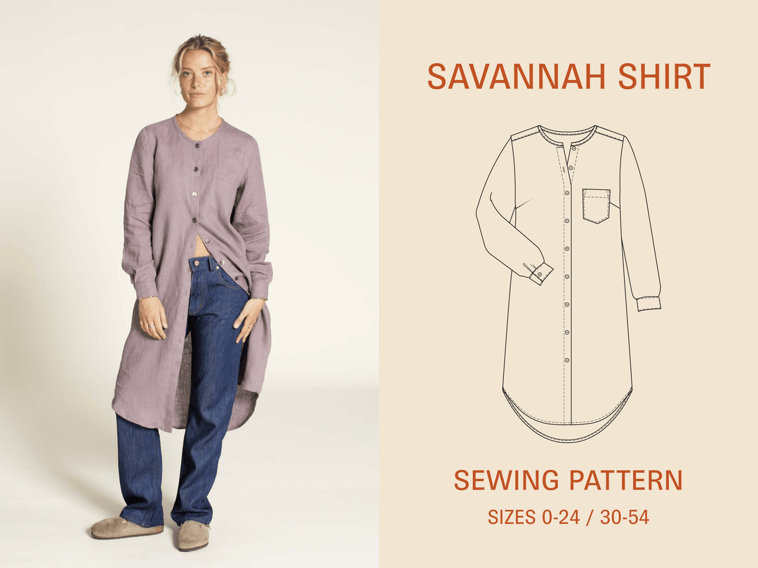 Savannah Shirt - Printed pattern - Wardrobe By Me