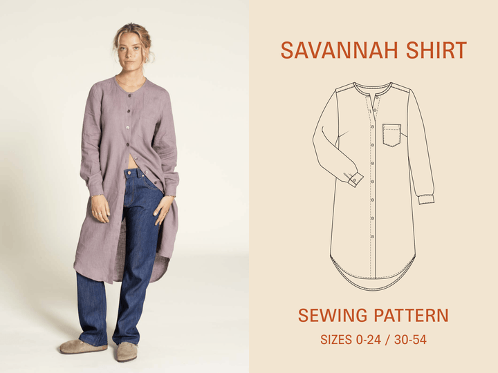 Savannah Shirt - Printed pattern - Wardrobe By Me