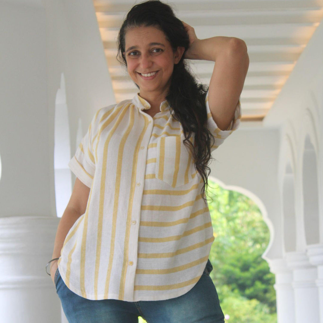 Sille Shirt Sewing Pattern -Women's sizes - Wardrobe By Me