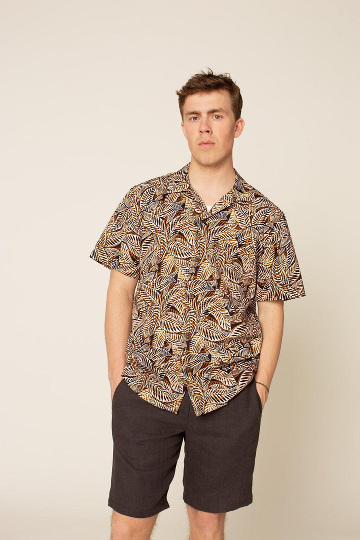 Tropical Shirt Printed pattern- Men's Sizes 2XS-4XL - Wardrobe By Me