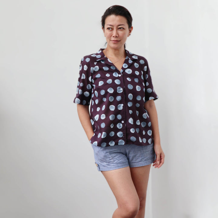 Tropicana Shirt Sewing Pattern -Women's sizes - Wardrobe By Me