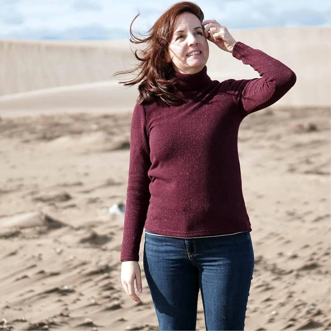 Trudy Turtleneck Tshirt Sewing Pattern