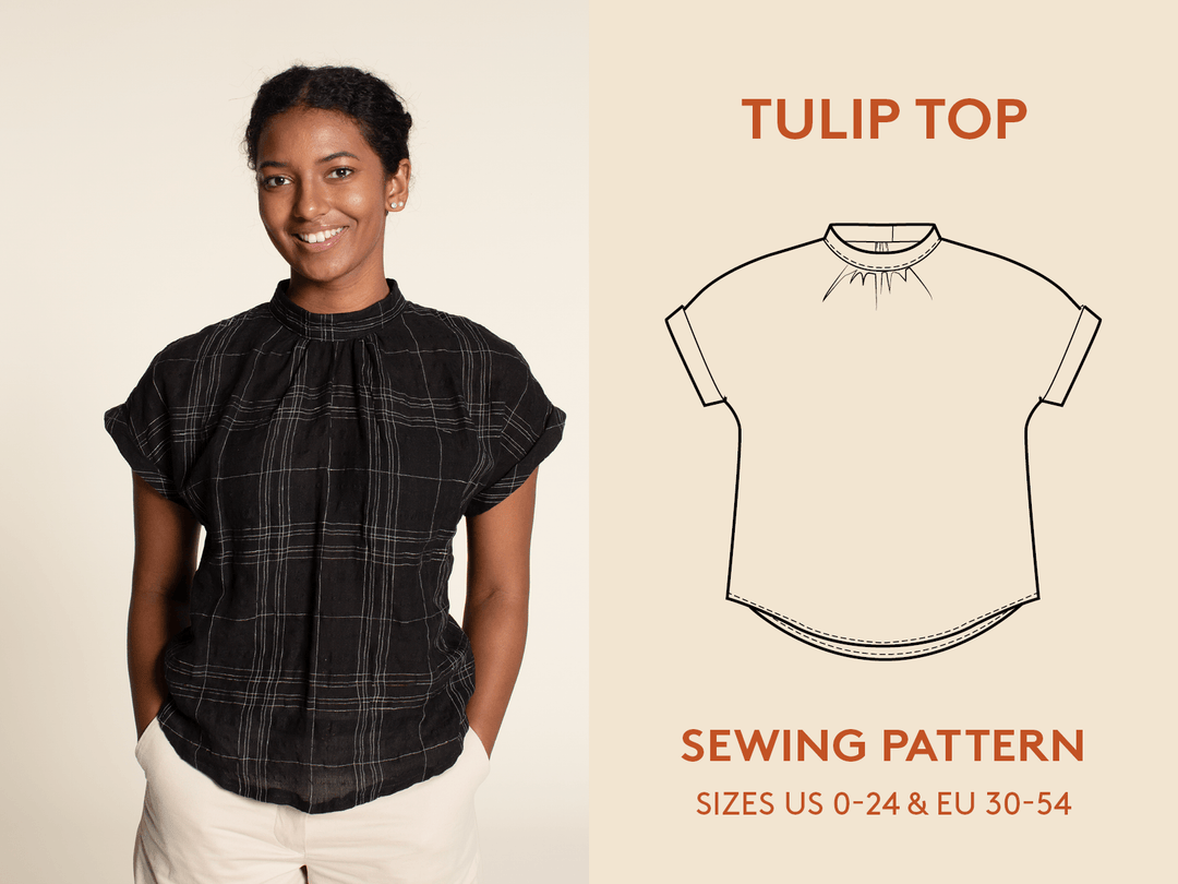 Tulip Top Sewing Pattern -Women's sizes - Wardrobe By Me