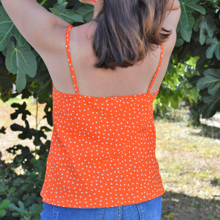 V-neck Camisole Sewing Pattern -Women's sizes - Wardrobe By Me