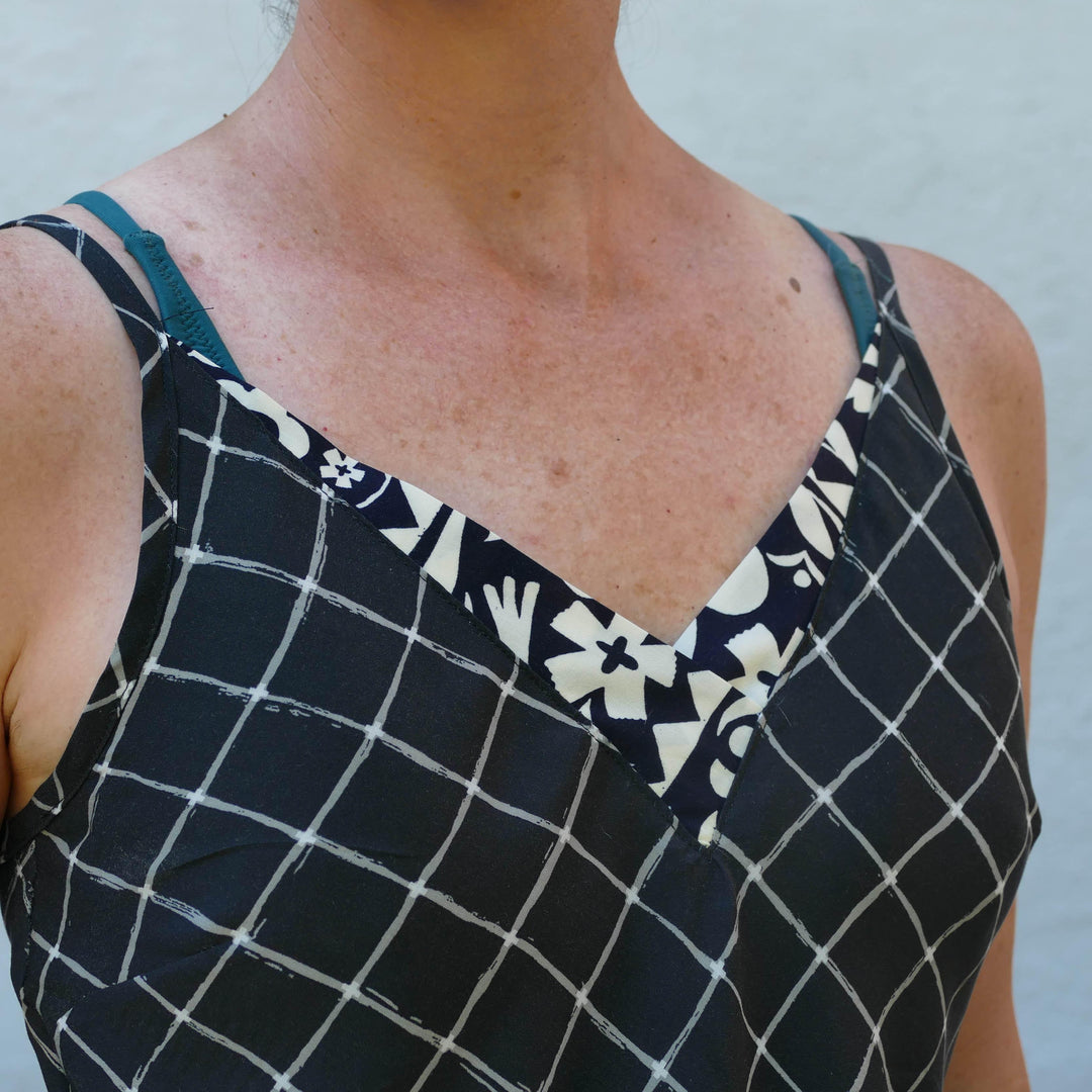 V-neck Camisole Sewing Pattern -Women's sizes - Wardrobe By Me