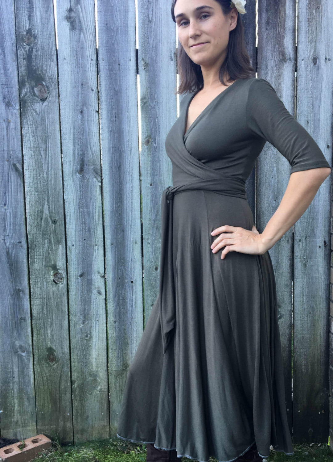 Wanda Wrap Dress Sewing Pattern -Women's sizes - Wardrobe By Me