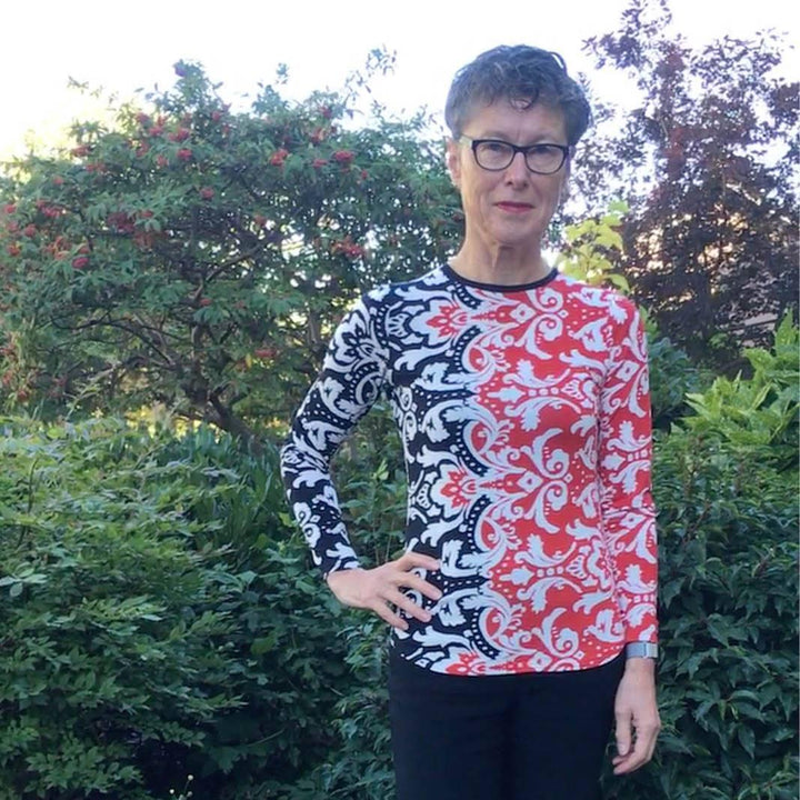 Wardrobe Builder T-shirt Printed pattern -Women's sizes - Wardrobe By Me